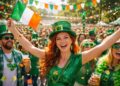 Dublin, Ohio, convierte San Patricio en espectáculo y rompe récord con un gigantesco trébol humano