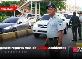 Digesett reporta más de 2.000 accidentes en carreteras dominicanas