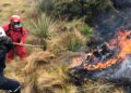 El más grande incendio forestal del año en Ecuador avanza sin poder ser controlado
