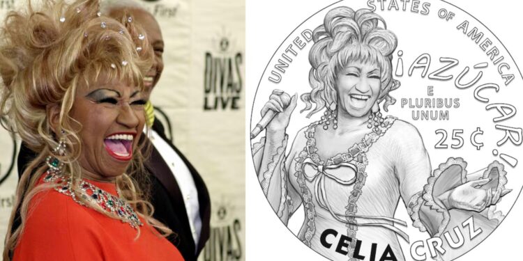 Empezó a circular moneda conmemorativa de la artista Celia Cruz: dónde encontrarla